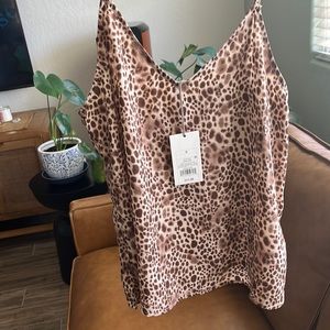 A New Day animal print tank Sz S